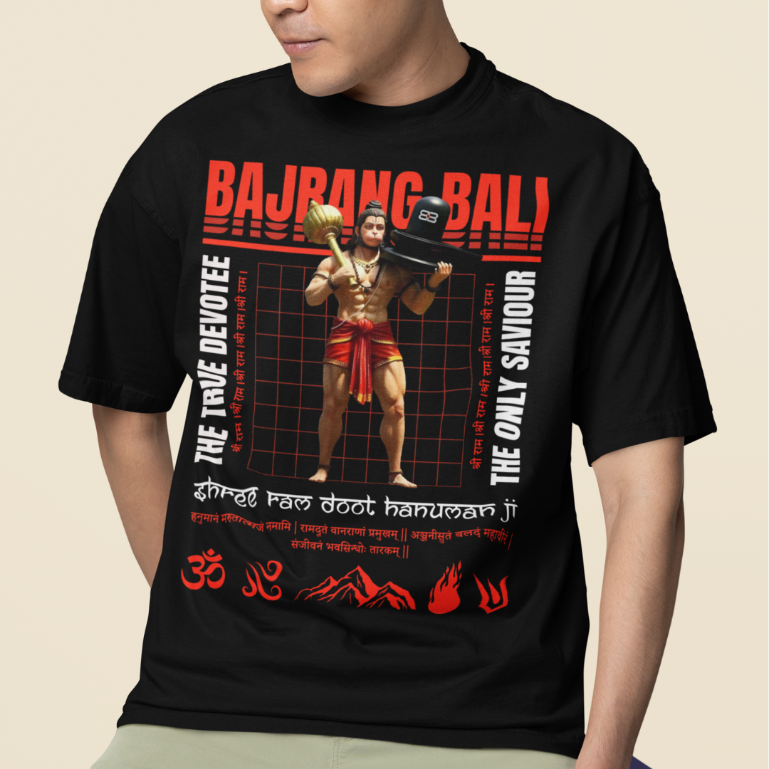 Bajrang Bali Oversized Tee