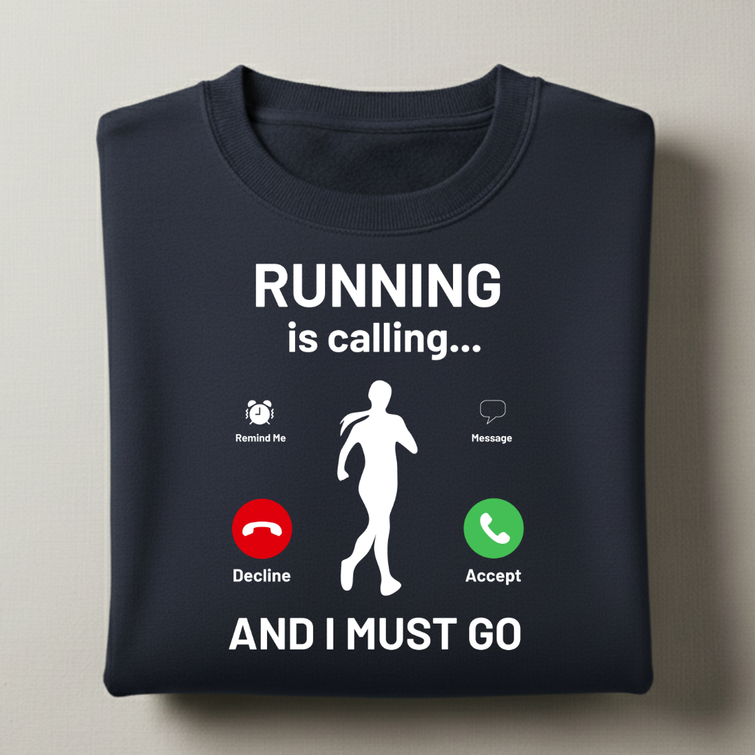 Running is Calling Female Sweatshirt