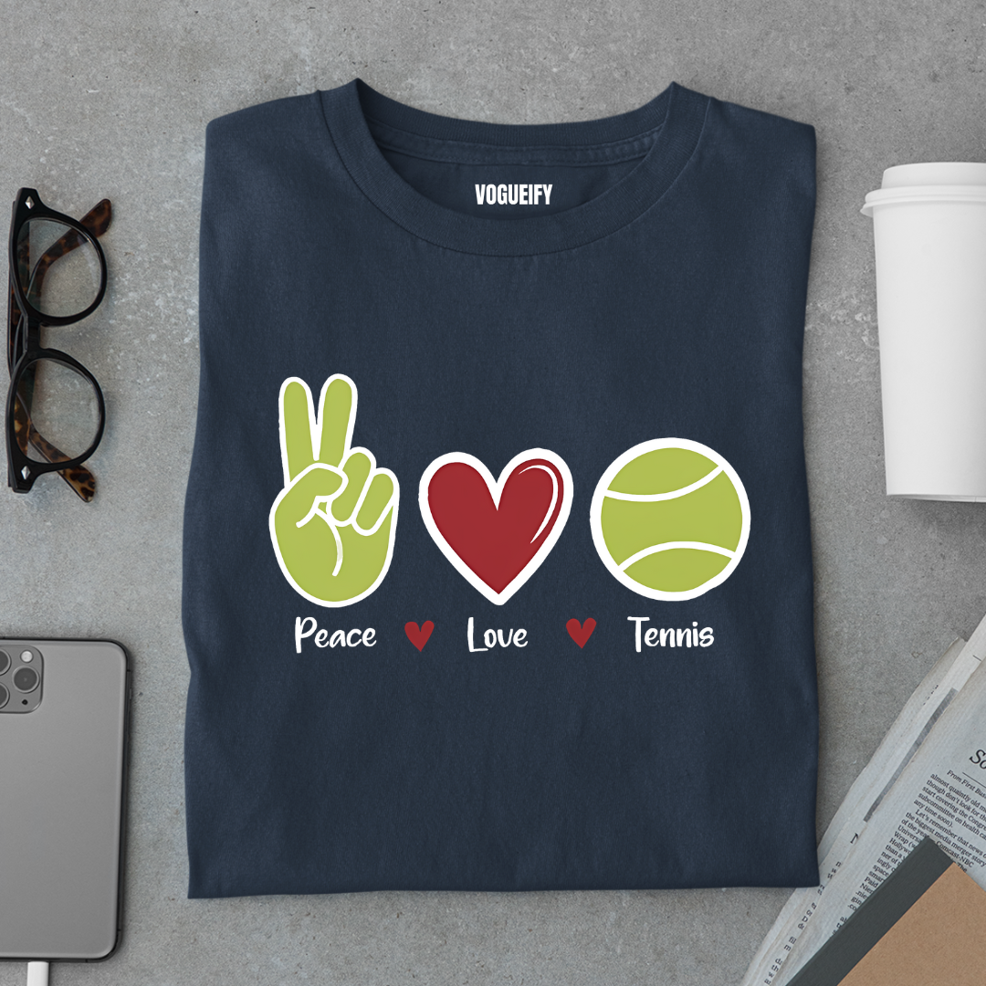 Peace Love Tennis Tee