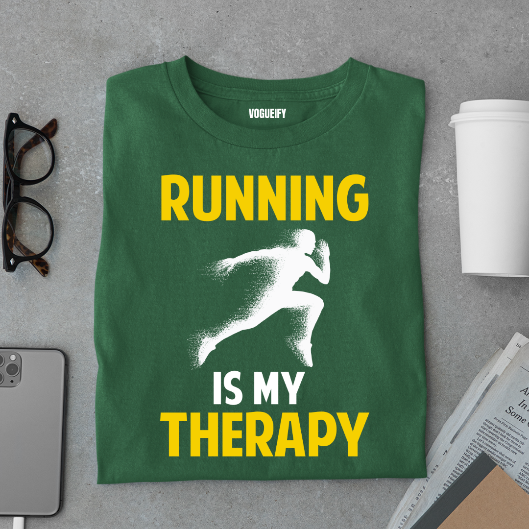 Running is My Therapy Tee