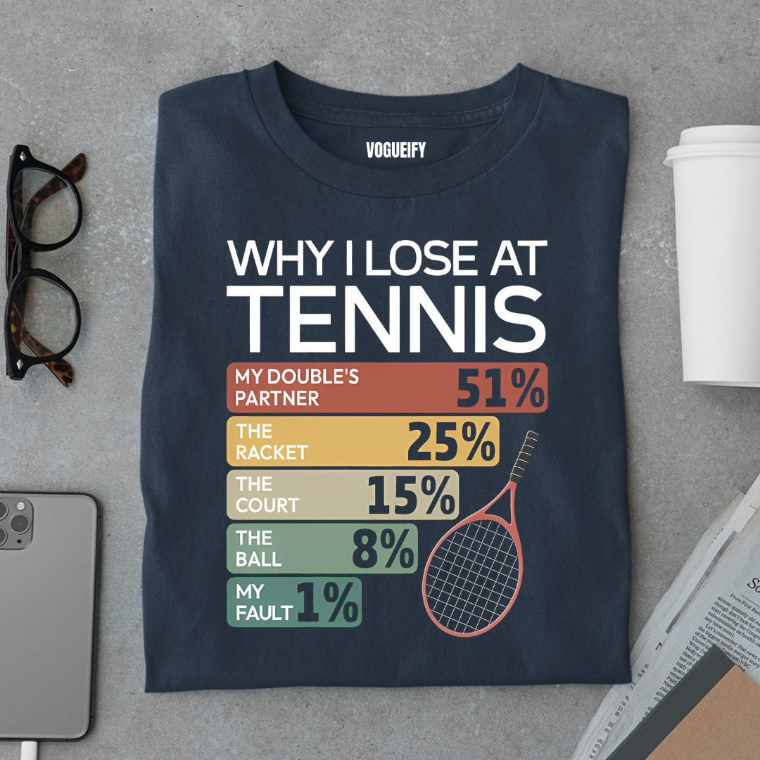 Why I Lose Tennis Tee