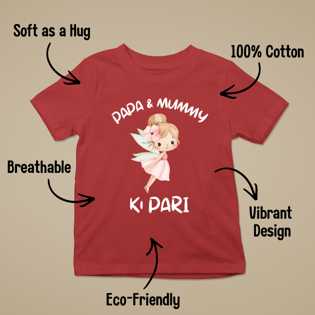Papa Mummy Ki Pari Kids Tee