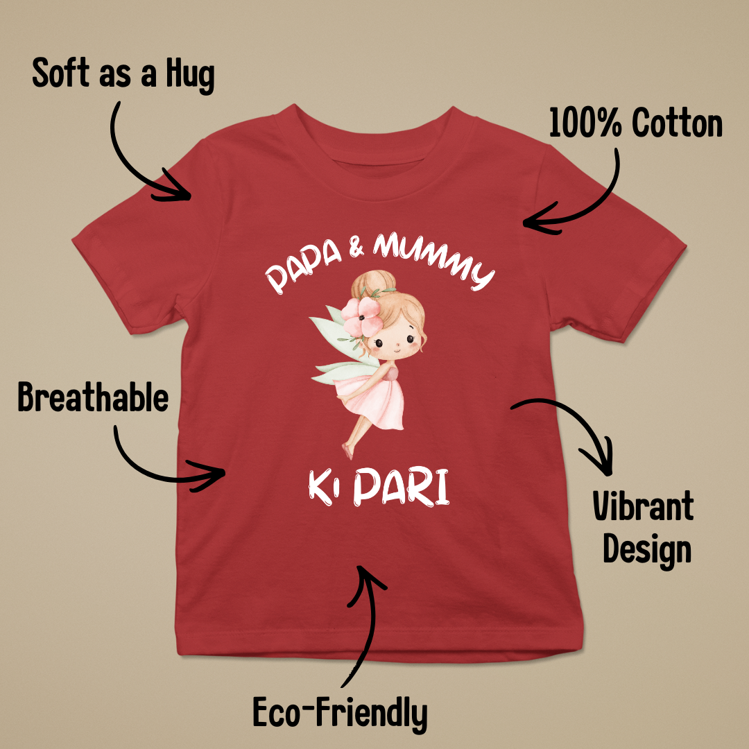 Papa Mummy Ki Pari Kids Tee