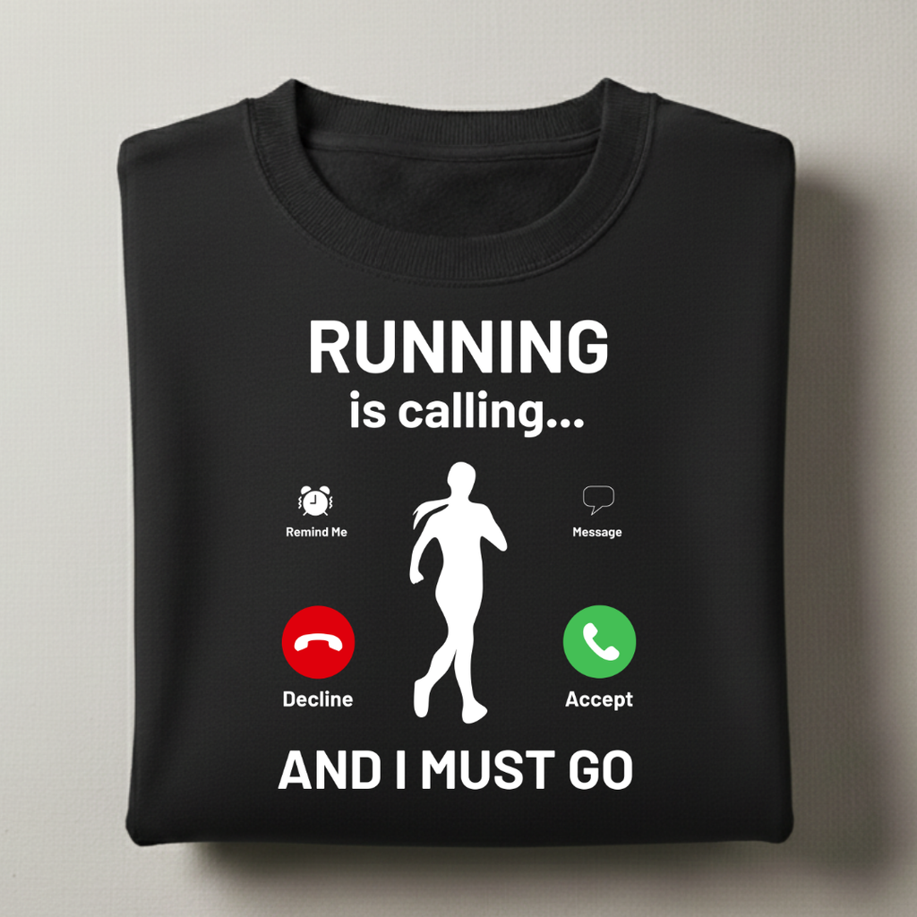 Running is Calling Female Sweatshirt