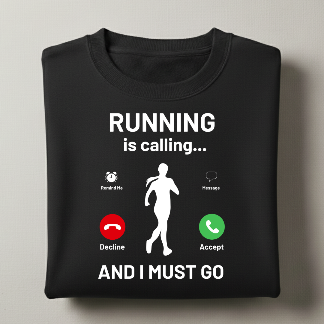 Running is Calling Female Sweatshirt