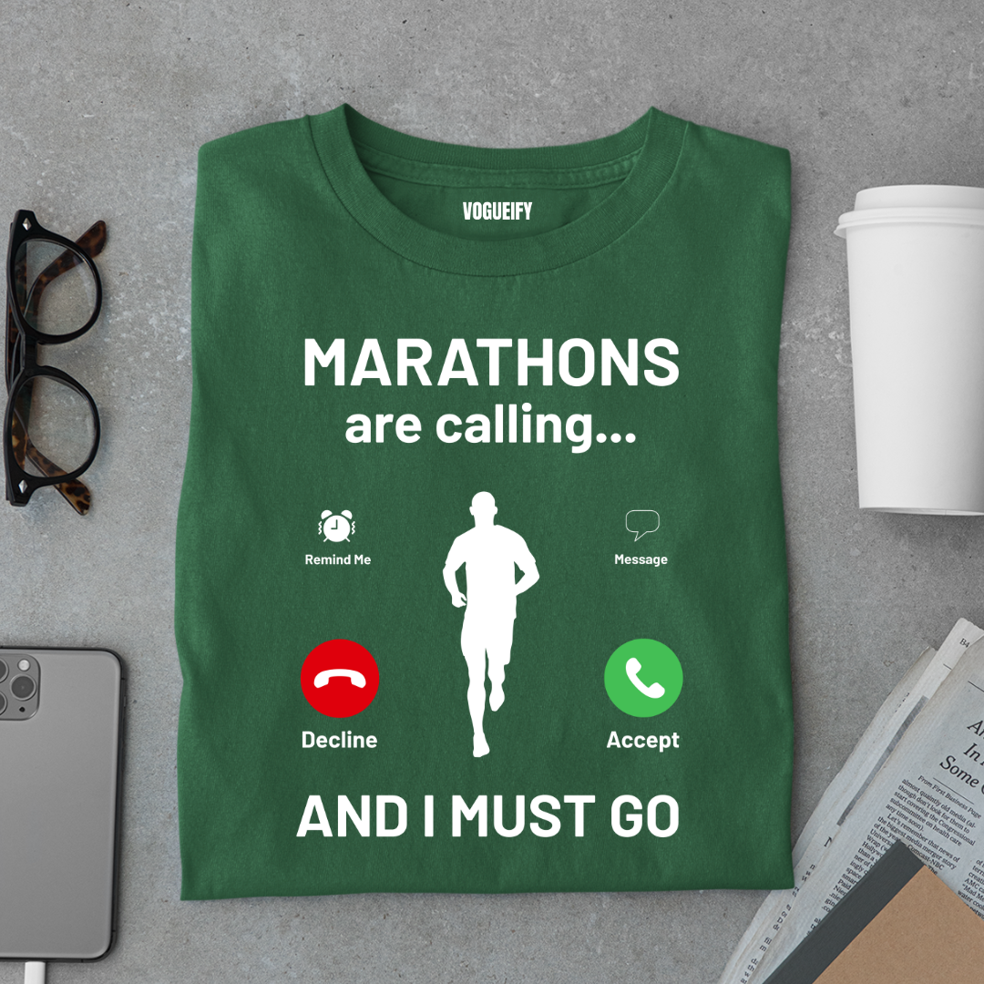 Marathons Are Calling Male Tee