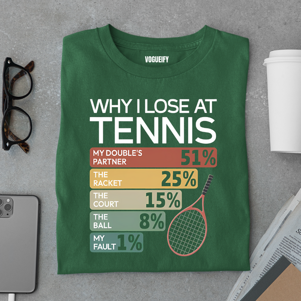 Why I Lose Tennis Tee