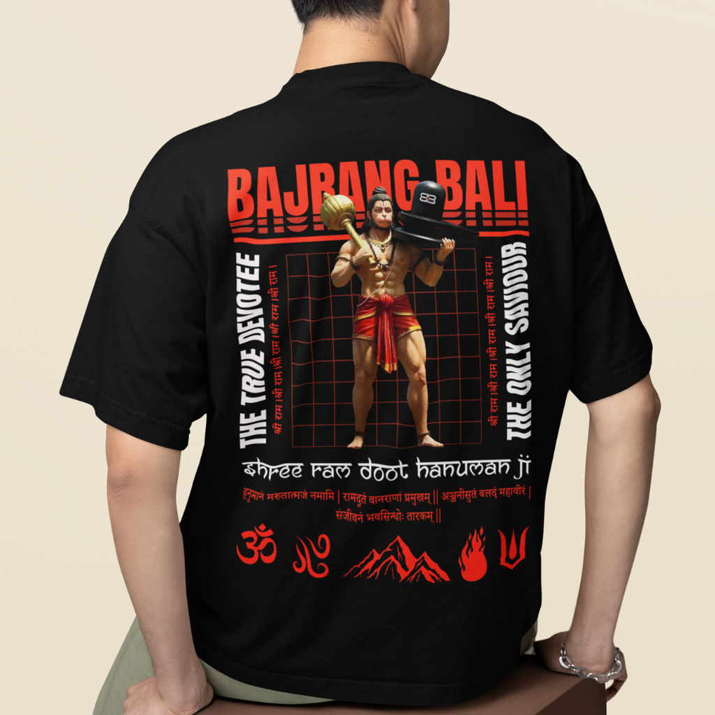 Bajrang Bali Front and Back Tee