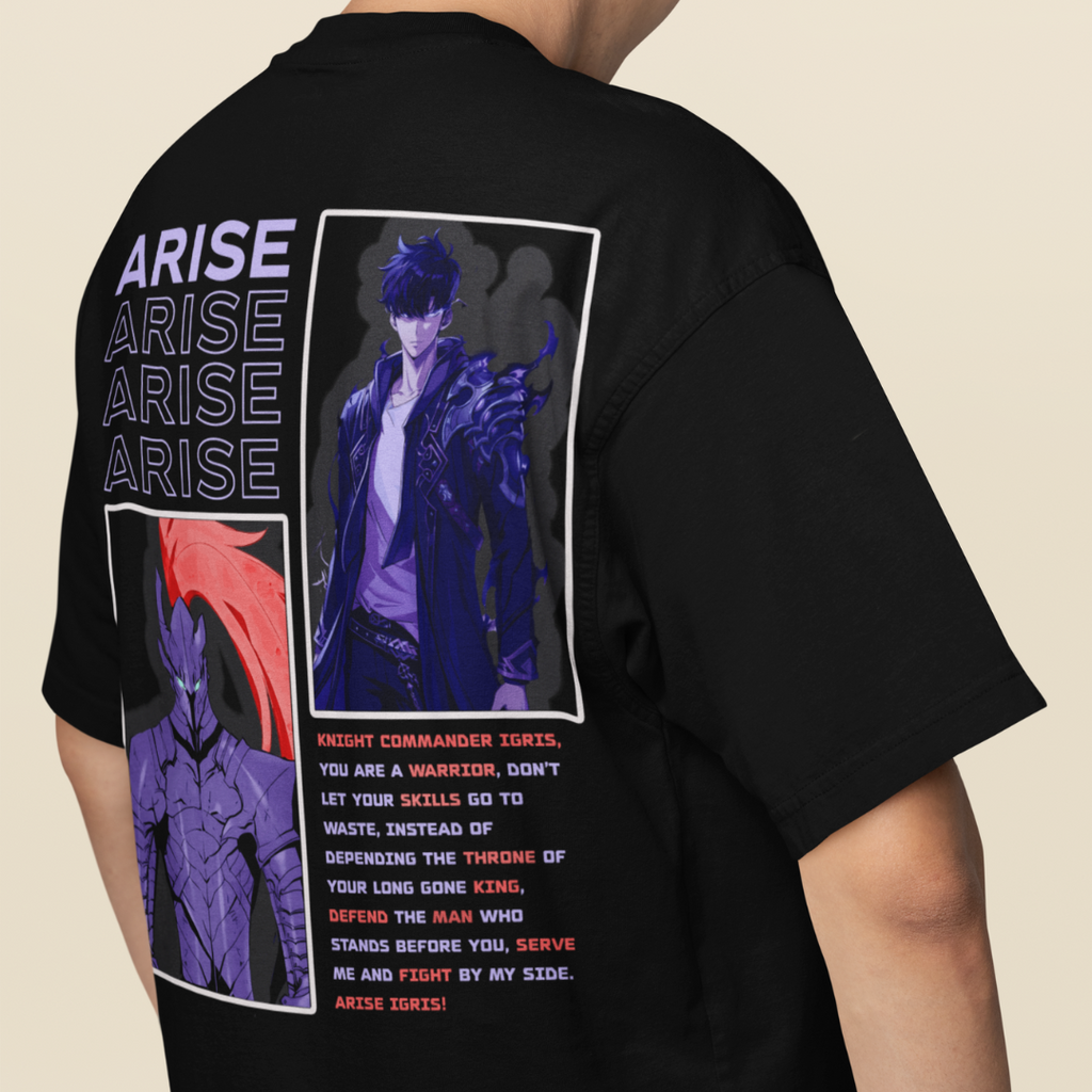 Solo Leveling Oversized Tee