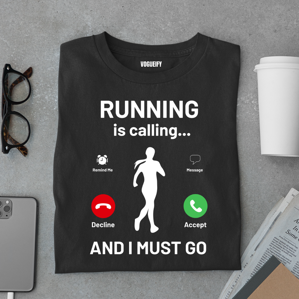 Running is Calling Female Tee