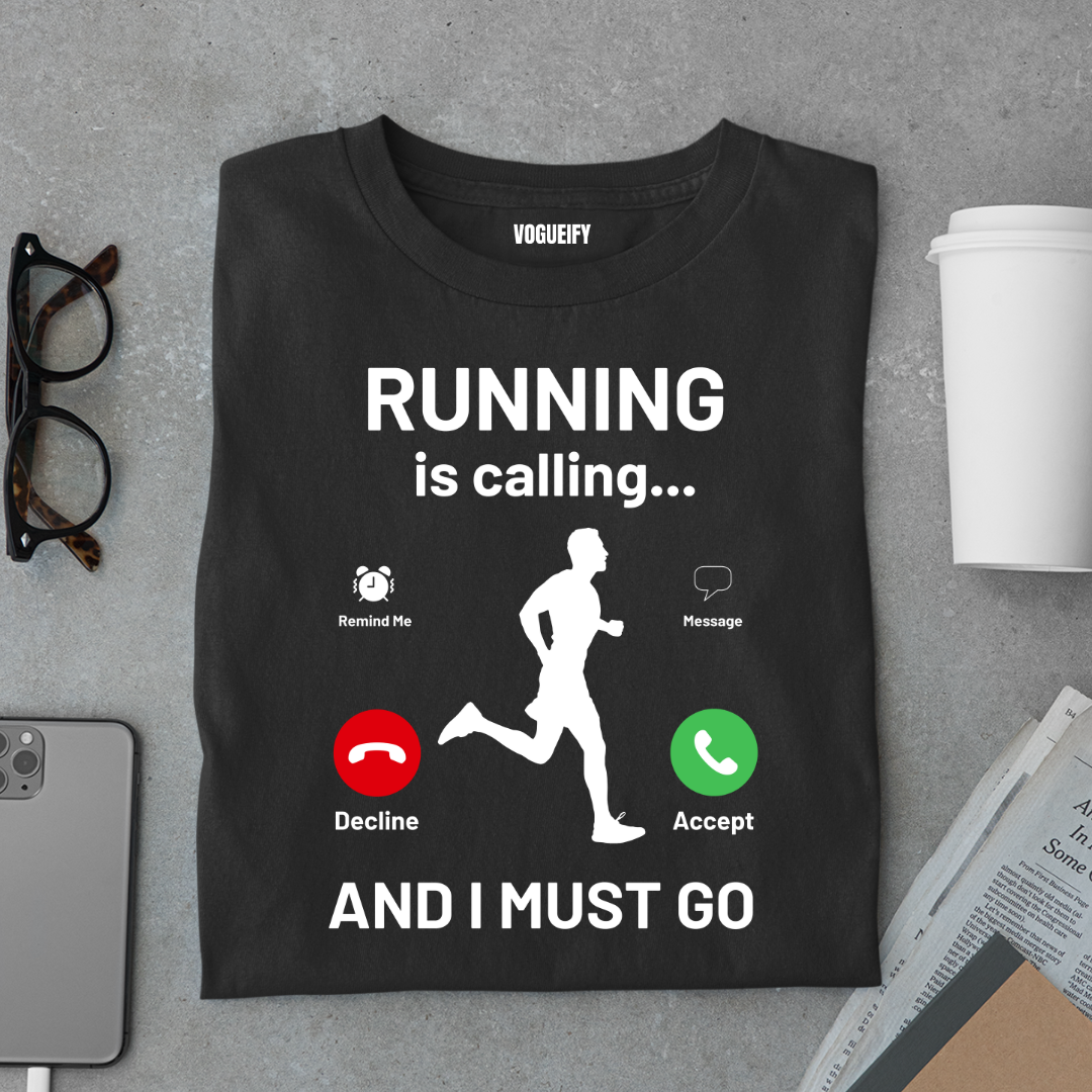 Running is Calling Male Tee