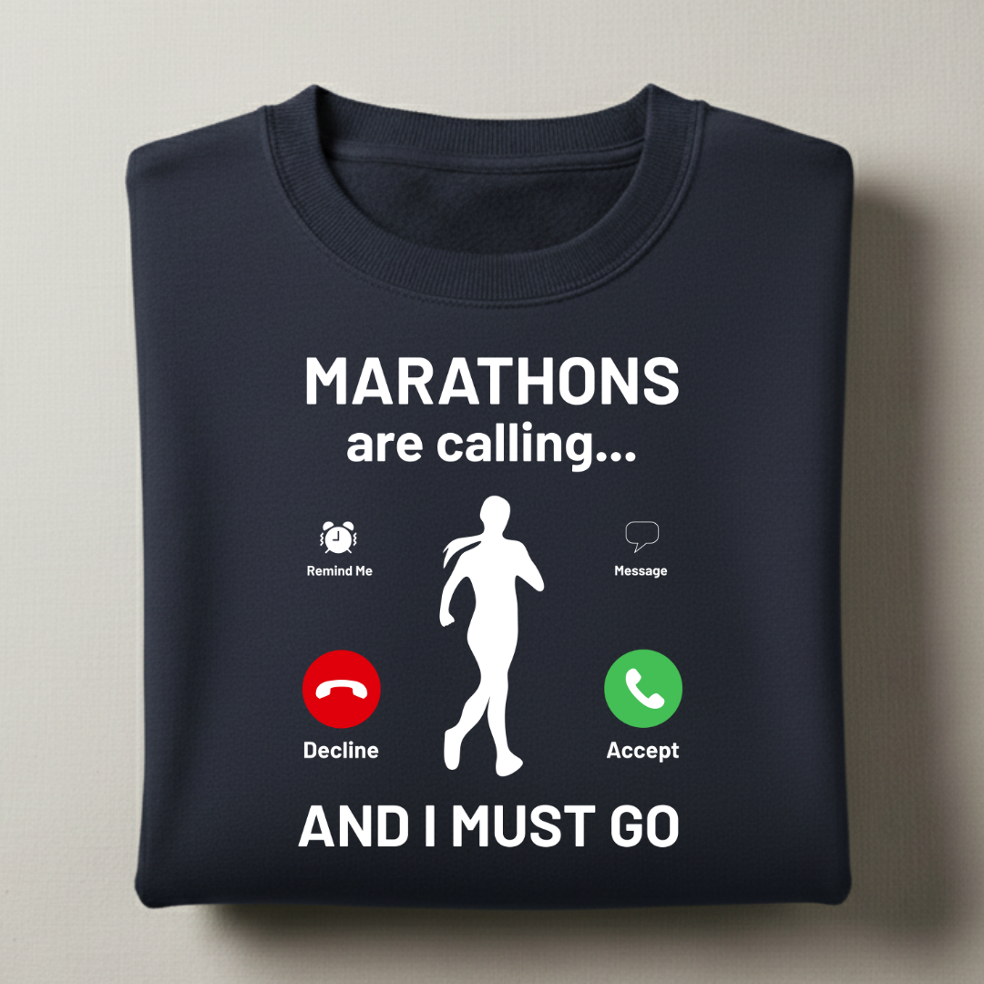 Marathons Calling Female Sweatshirt