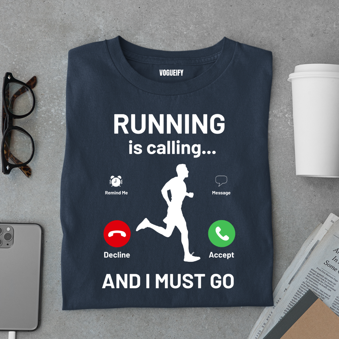 Running is Calling Male Tee