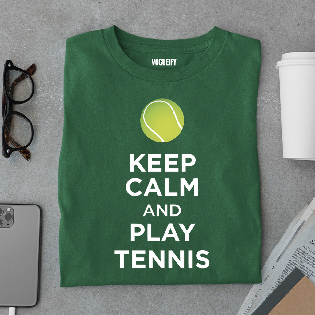 Keep Calm and Tennis Tee