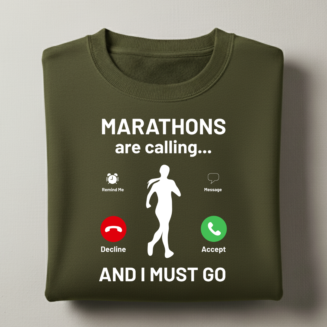 Marathons Calling Female Sweatshirt