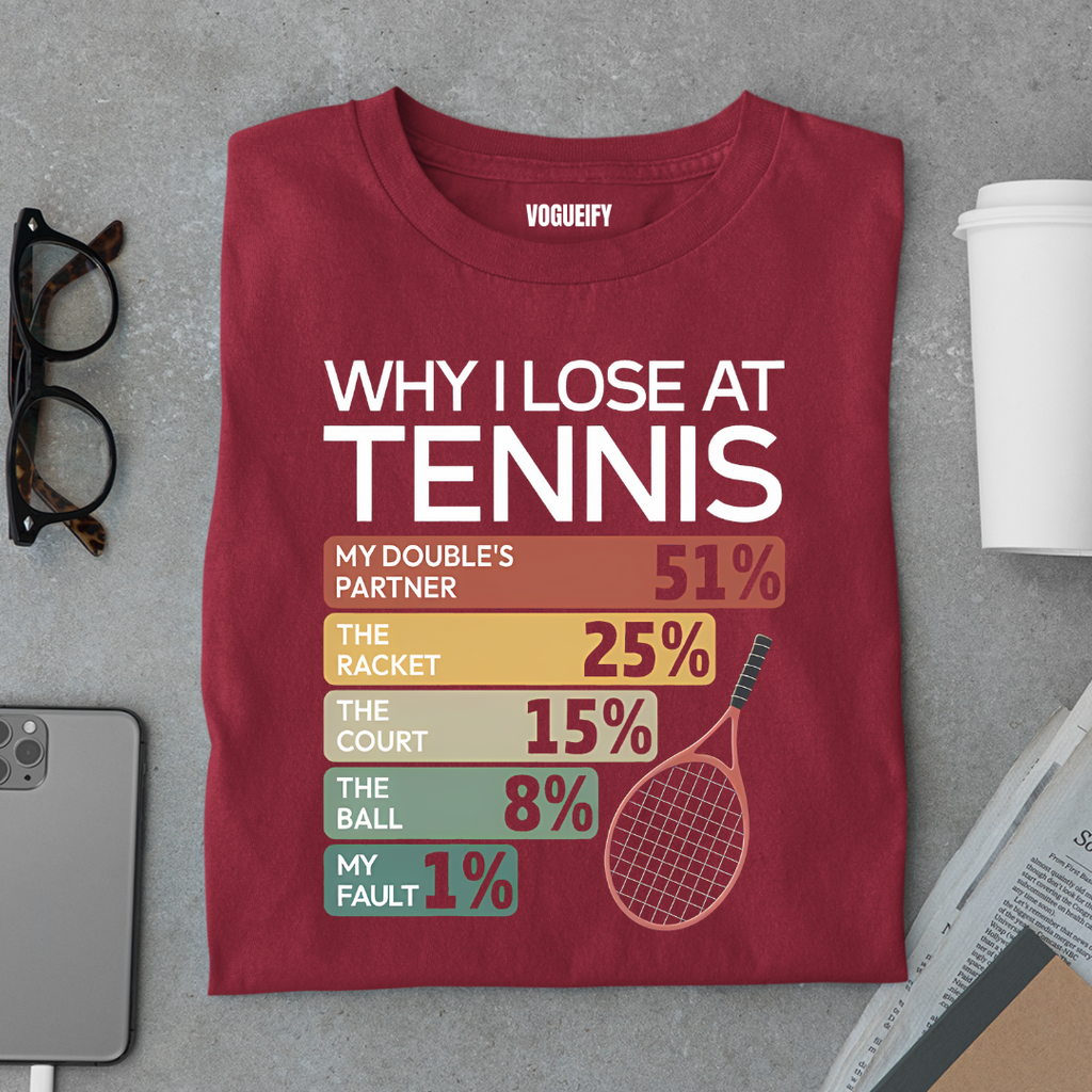 Why I Lose Tennis Tee