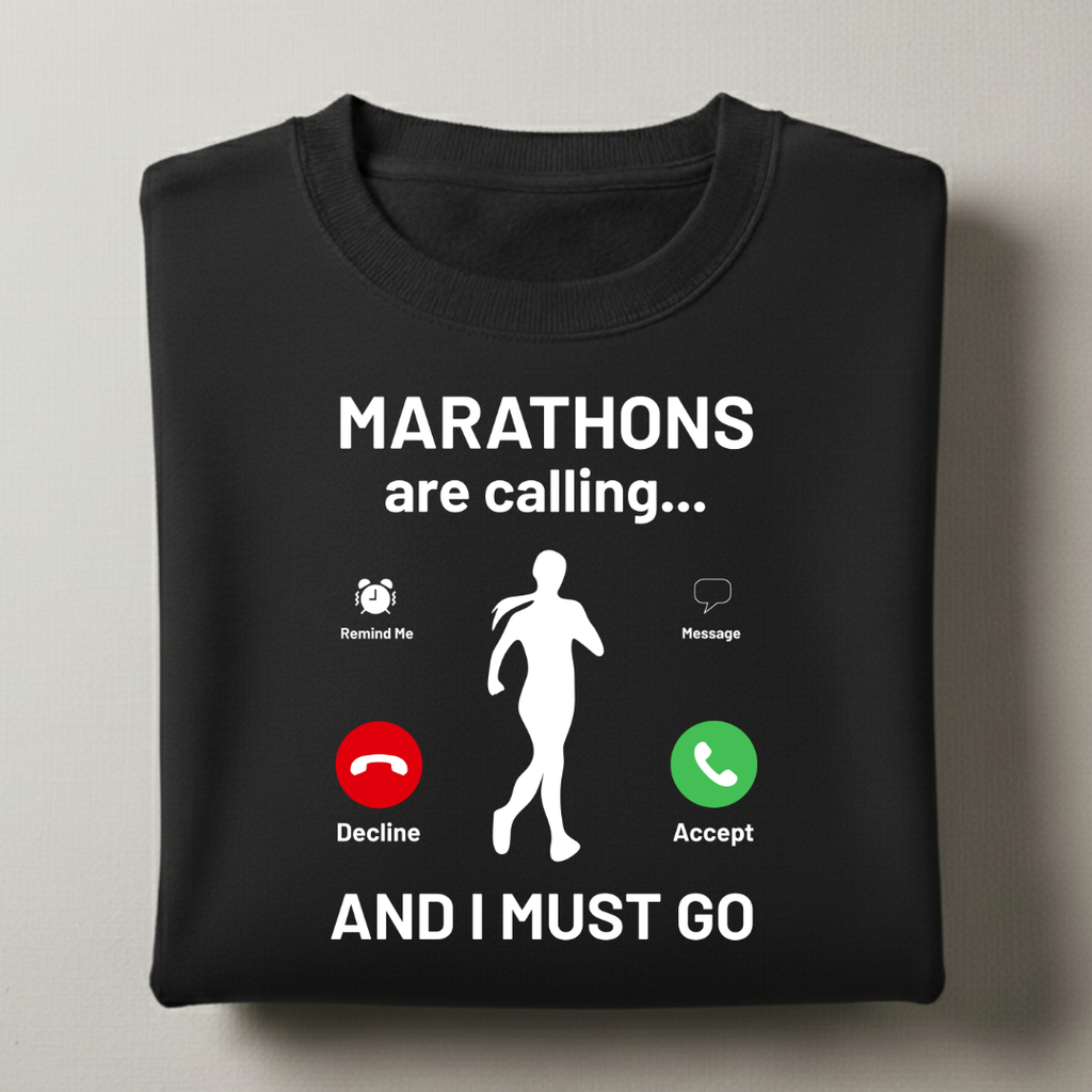 Marathons Calling Female Sweatshirt