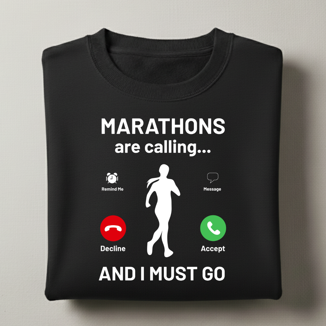 Marathons Calling Female Sweatshirt