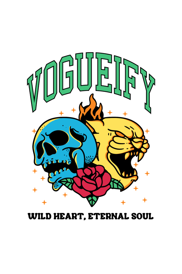 *Wild Heart - Unisex Oversized Heavyweight Tee (280 GSM)