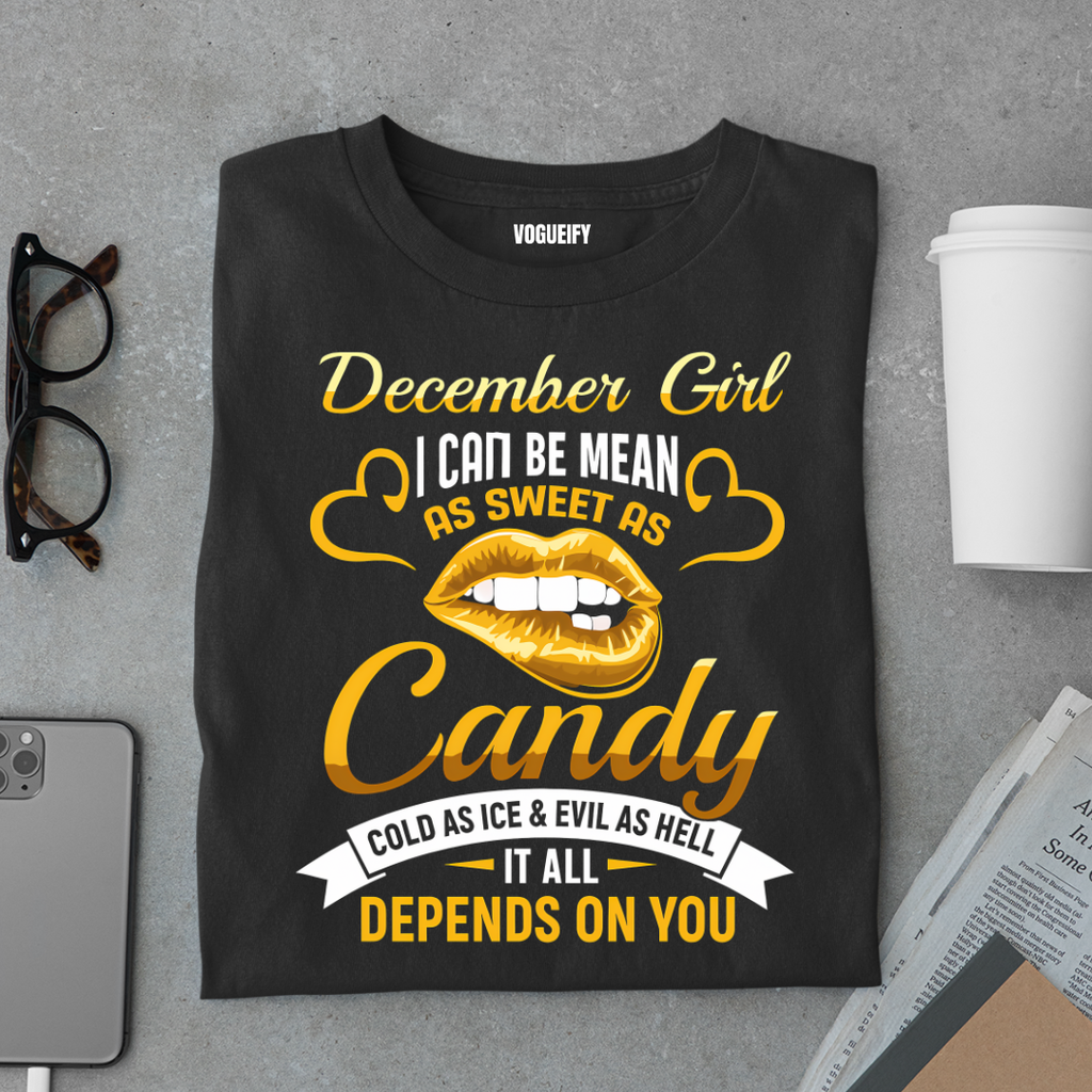 Mean Sweet Dec Girl Tee