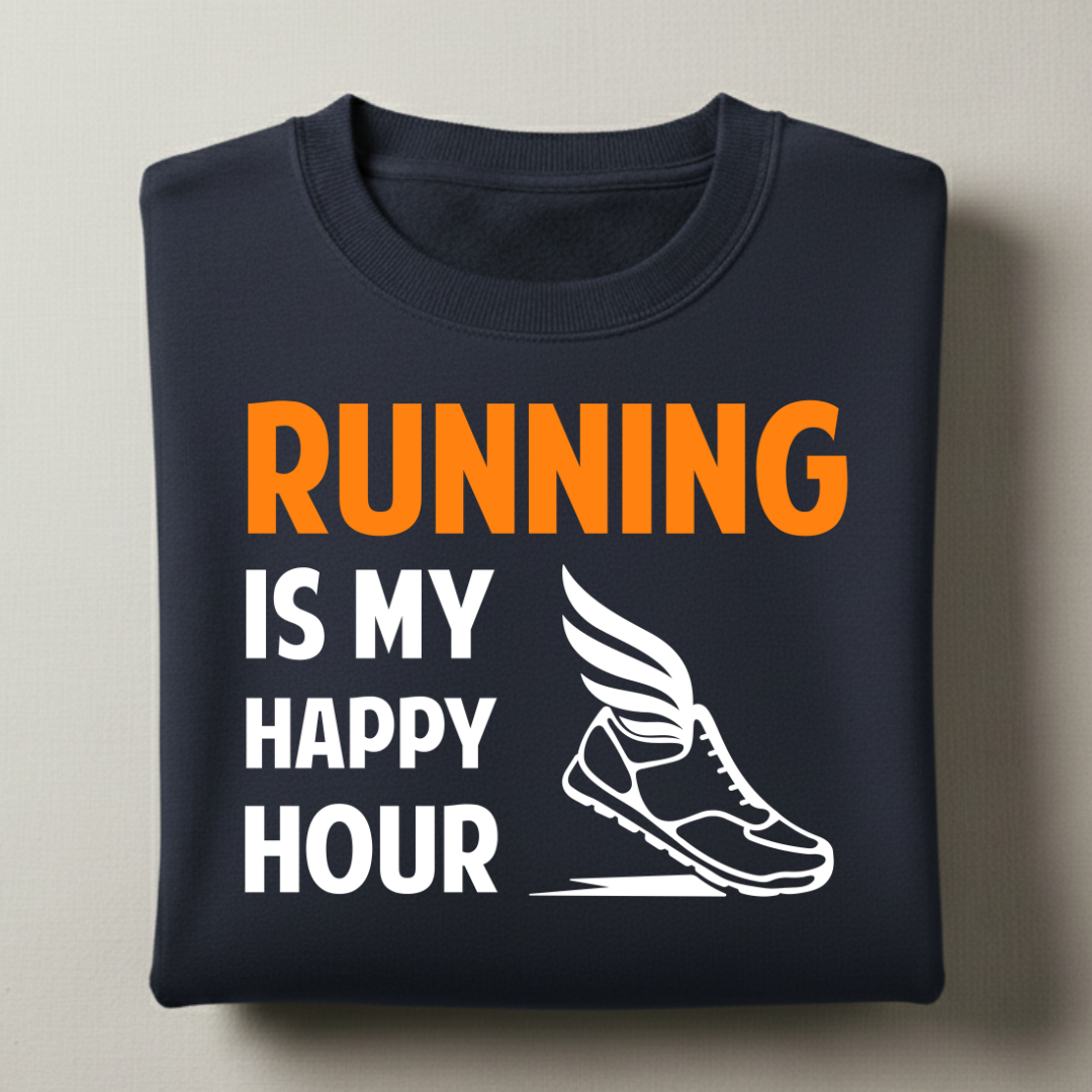 Running Happy Hour Sweatshirt