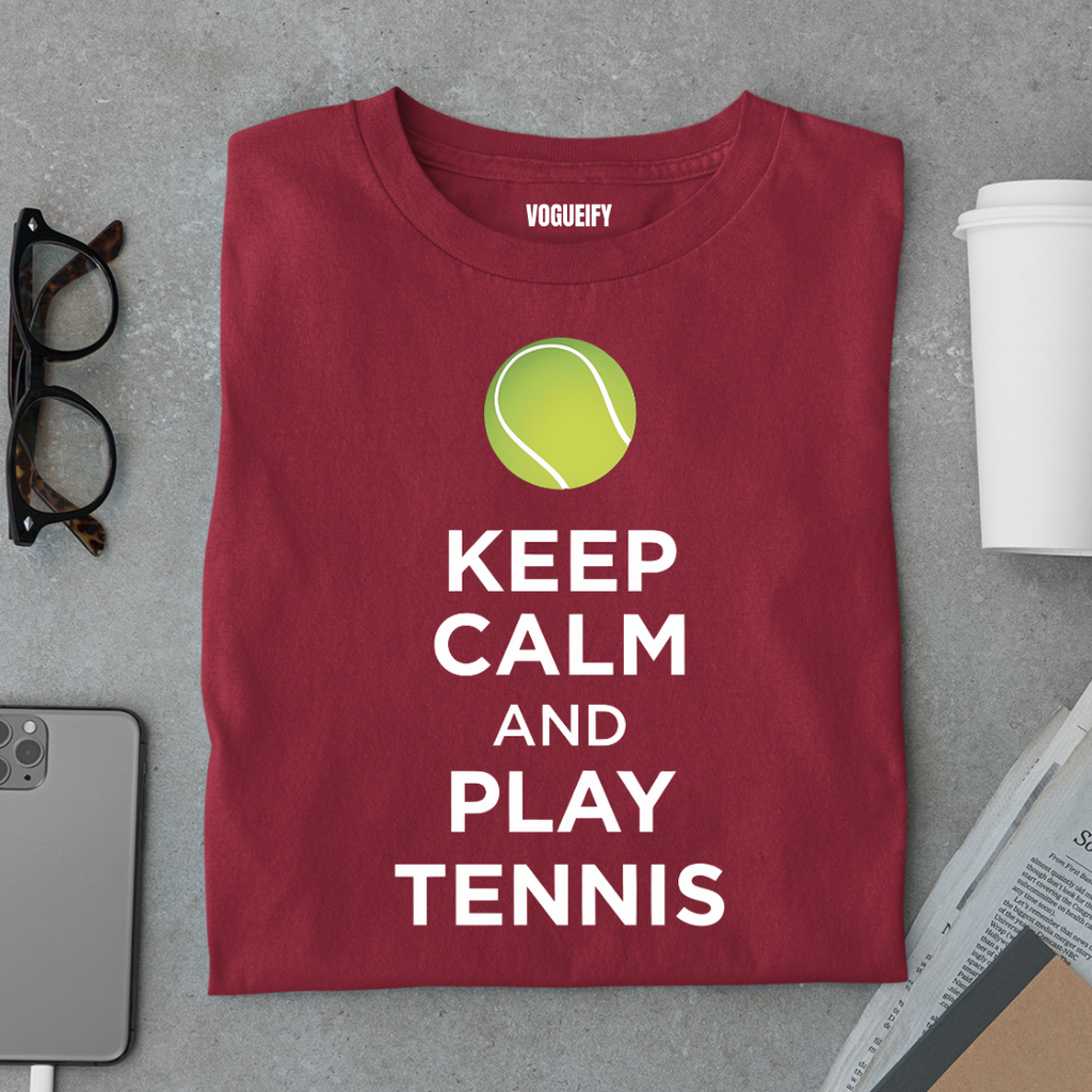 Keep Calm and Tennis Tee