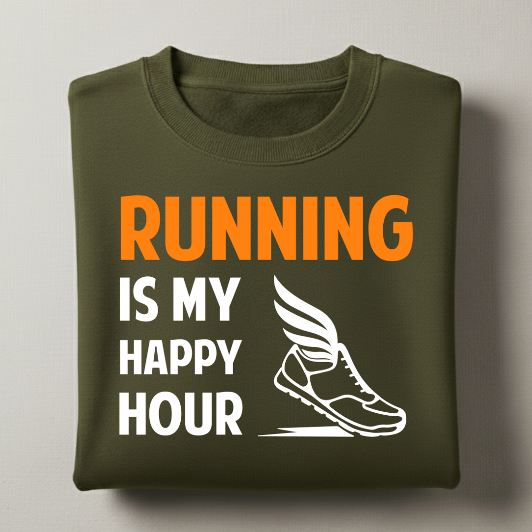 Running Happy Hour Sweatshirt