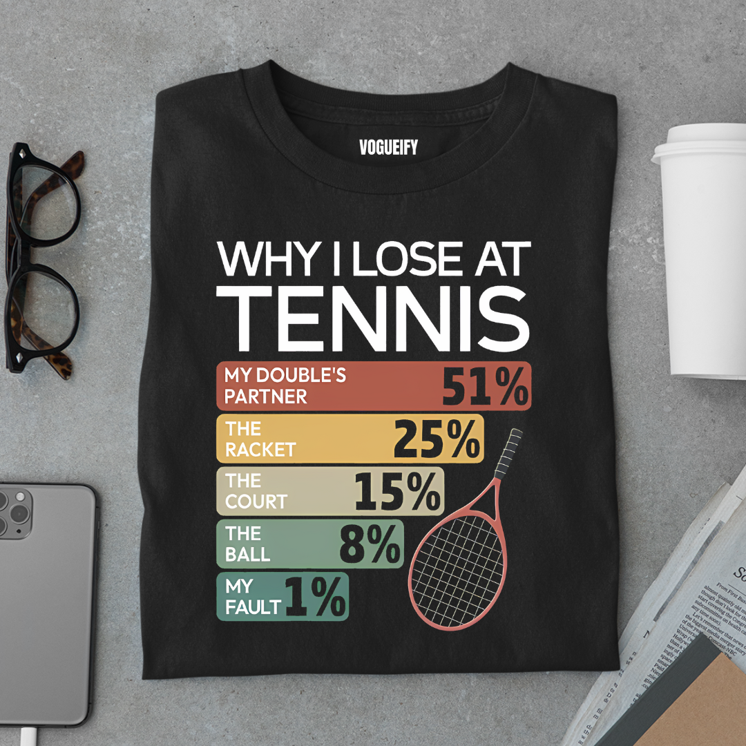 Why I Lose Tennis Tee