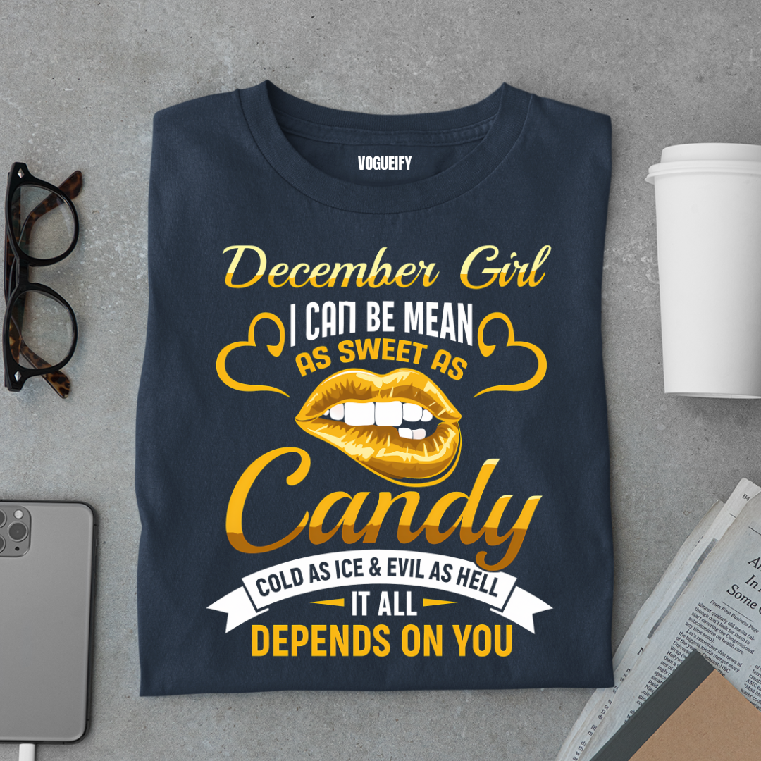 Mean Sweet Dec Girl Tee