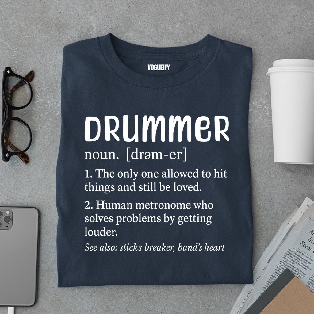 Drummer Noun Tee
