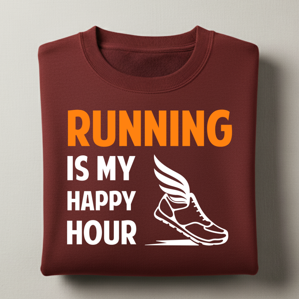 Running Happy Hour Sweatshirt