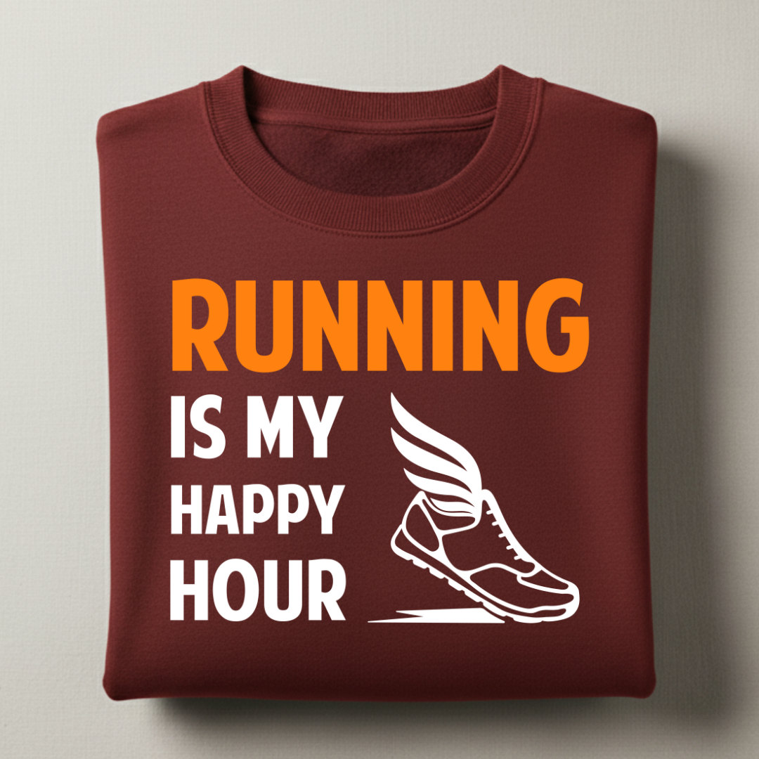 Running Happy Hour Sweatshirt