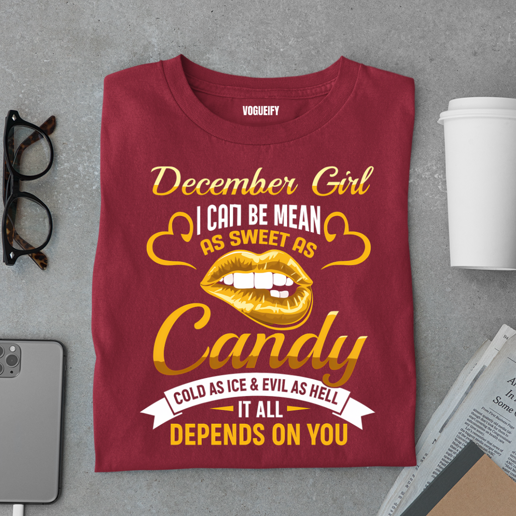 Mean Sweet Dec Girl Tee