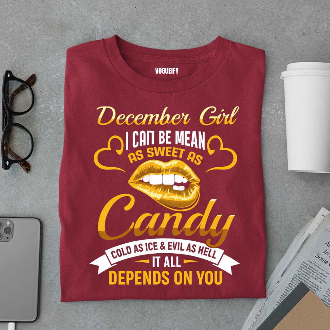 Mean Sweet Dec Girl Tee