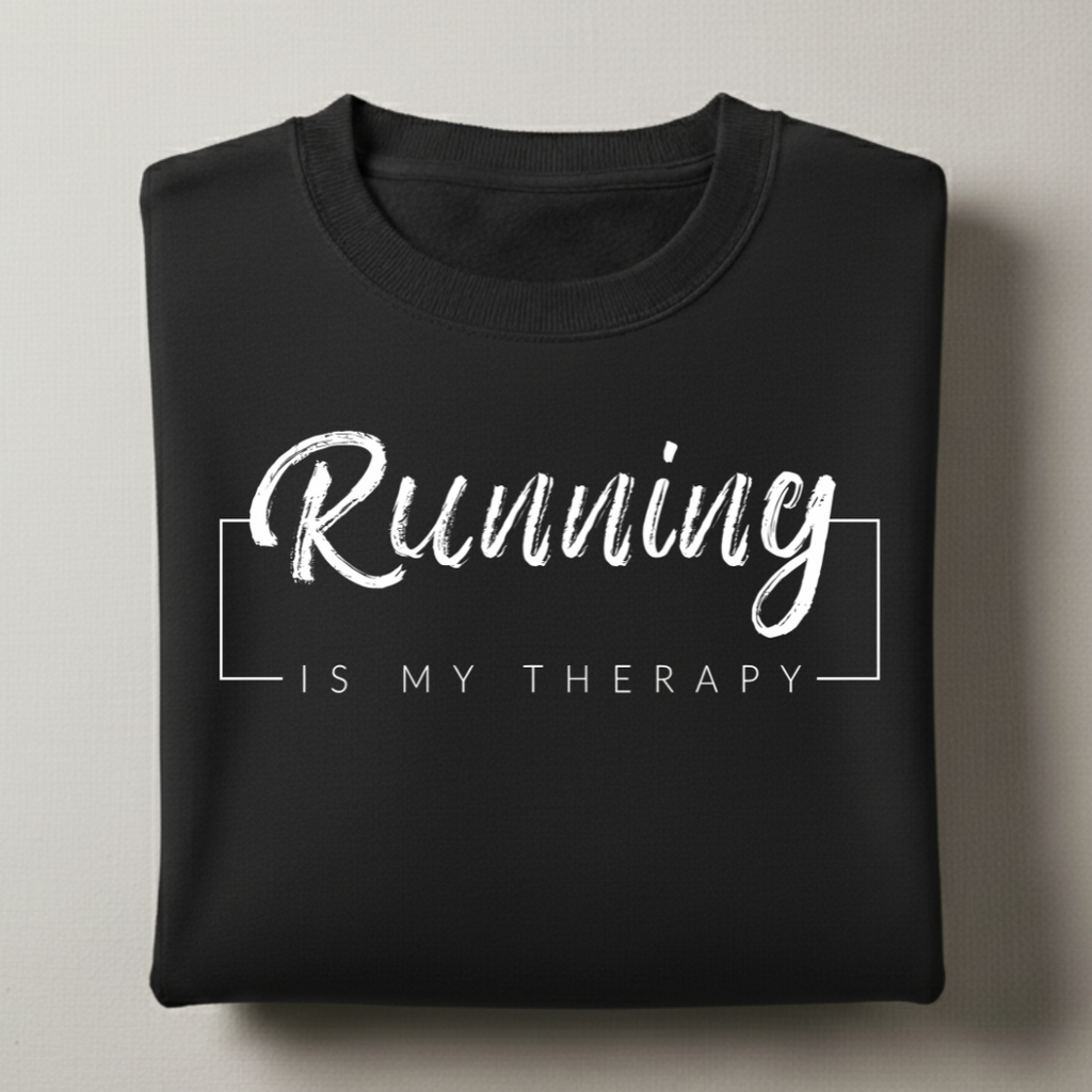 Running is Therapy Sweatshirt