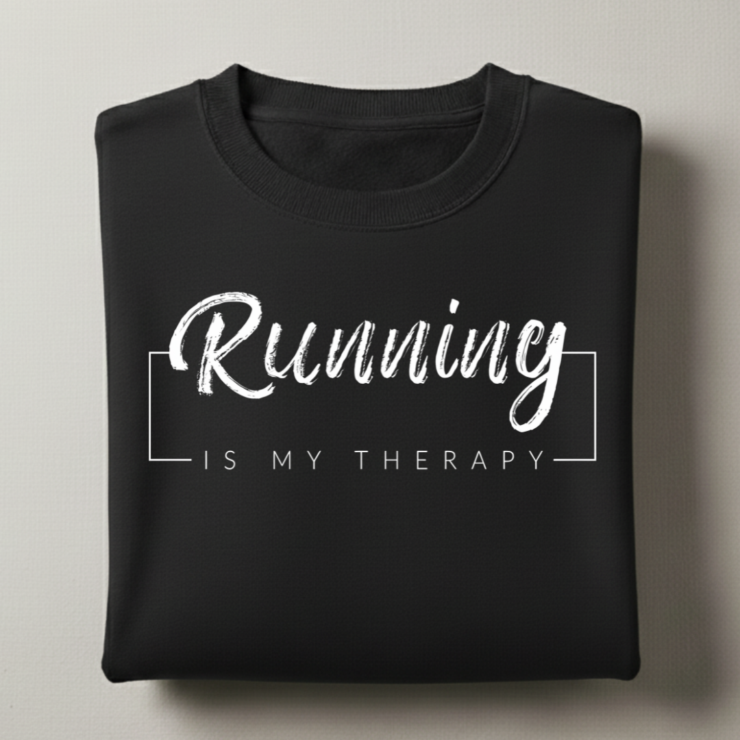 Running is Therapy Sweatshirt