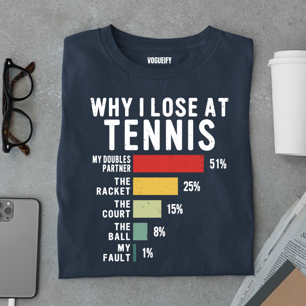 Why I Lose Tennis Tee