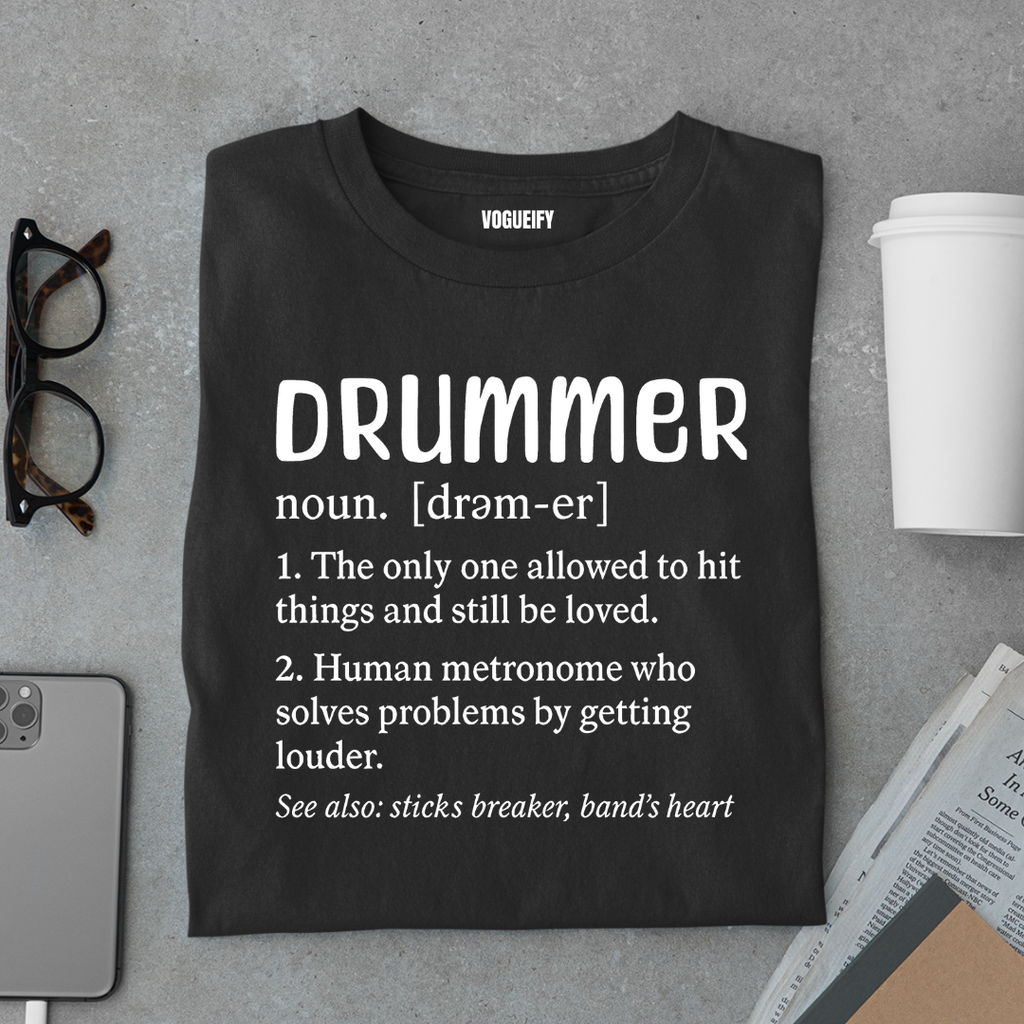Drummer Noun Tee