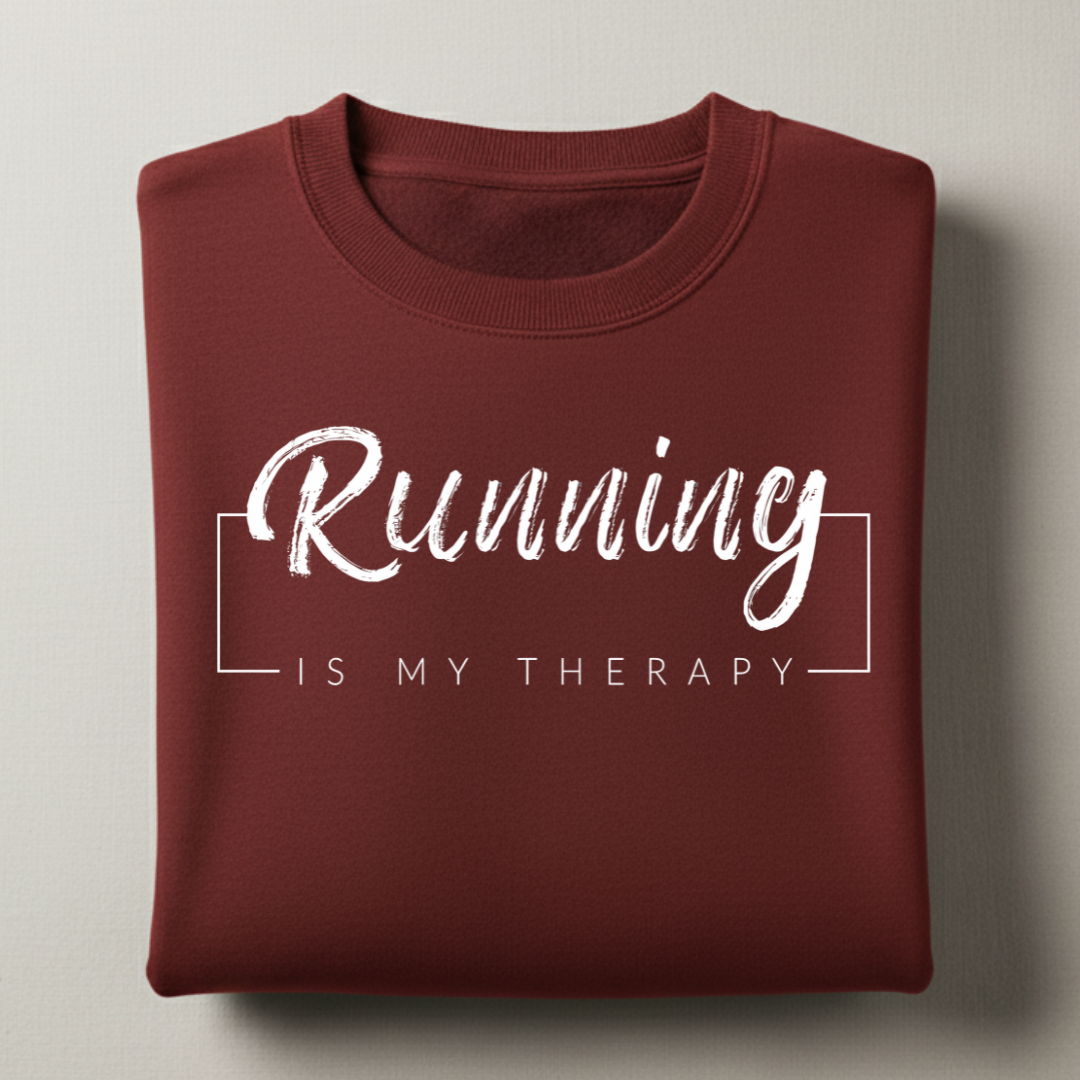 Running is Therapy Sweatshirt