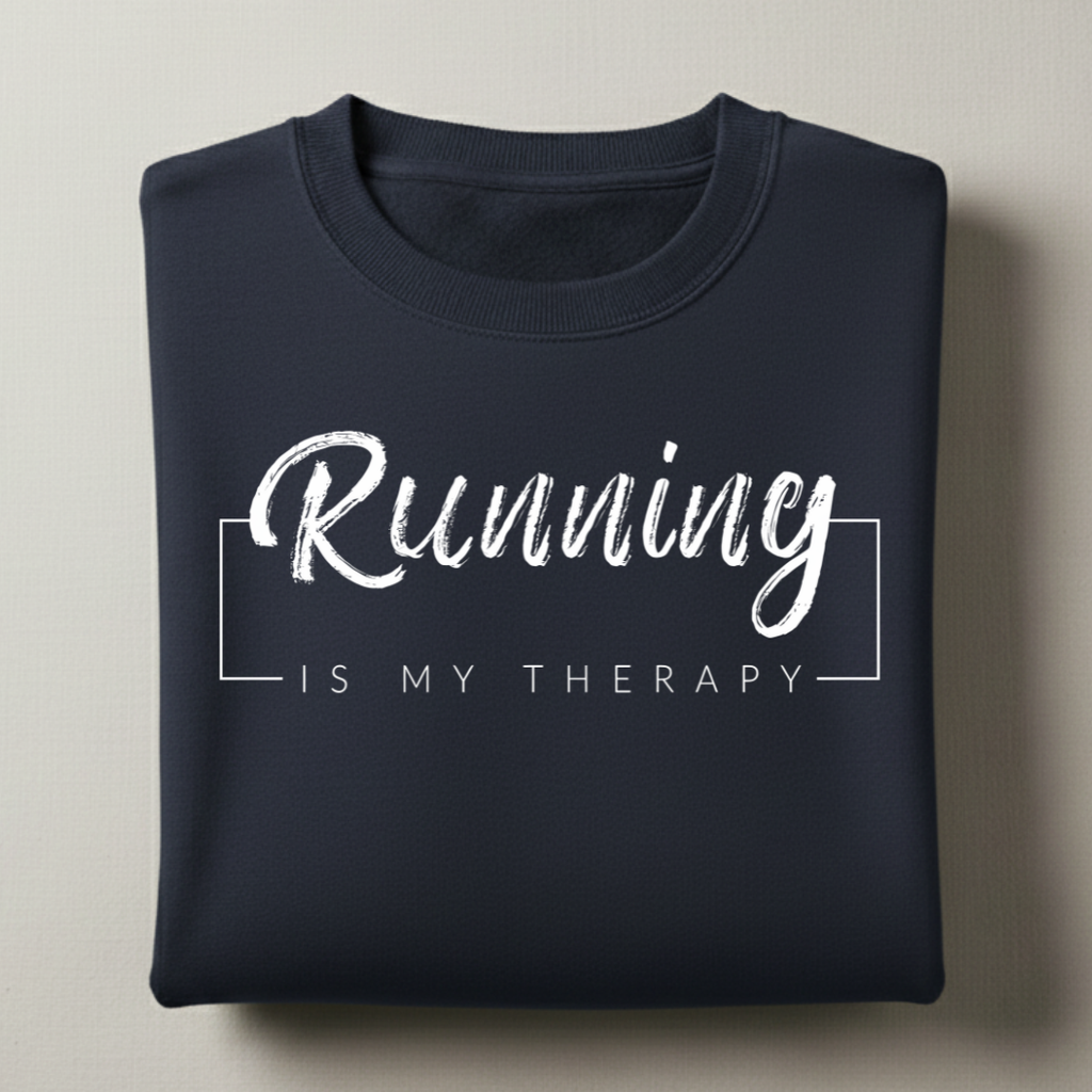 Running is Therapy Sweatshirt