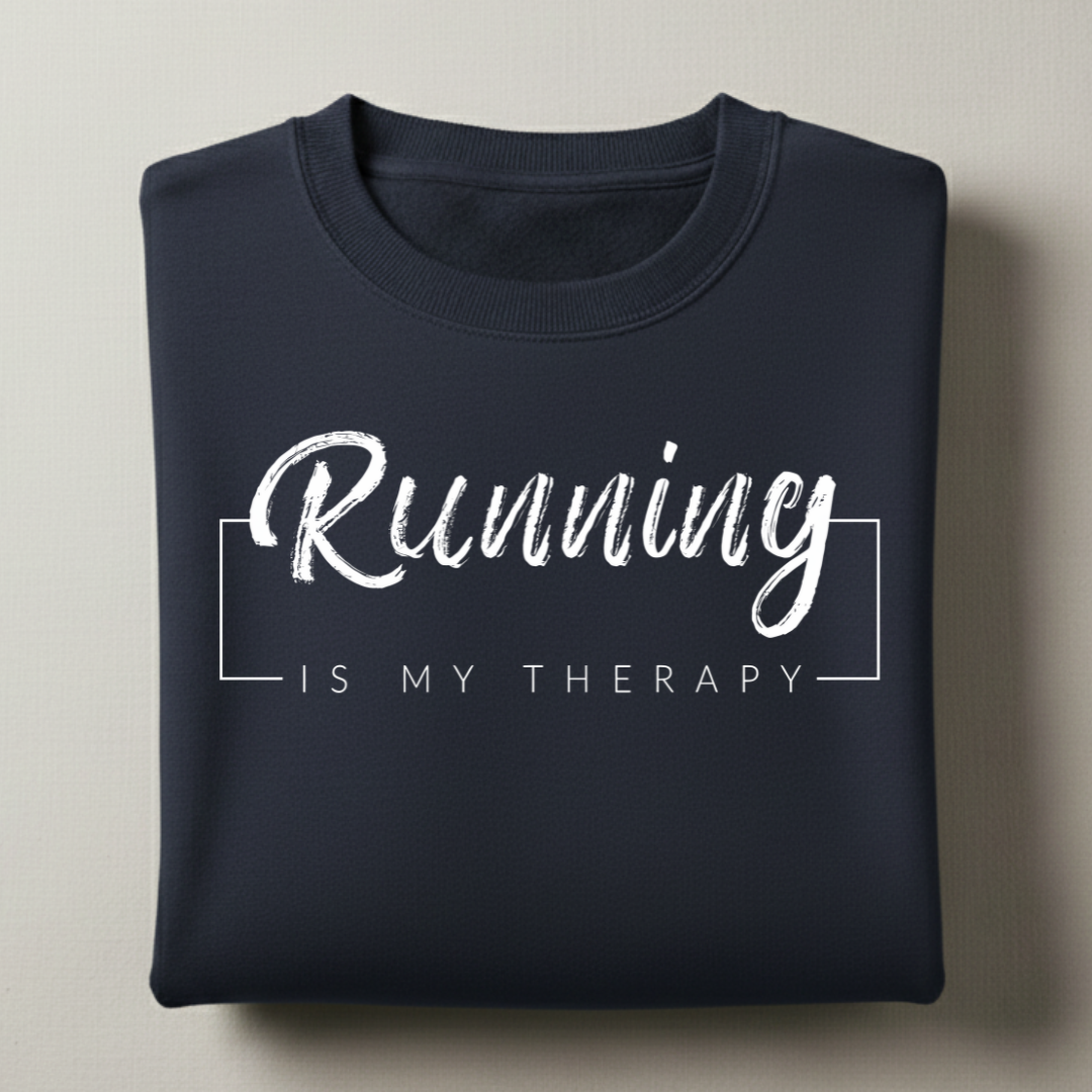 Running is Therapy Sweatshirt
