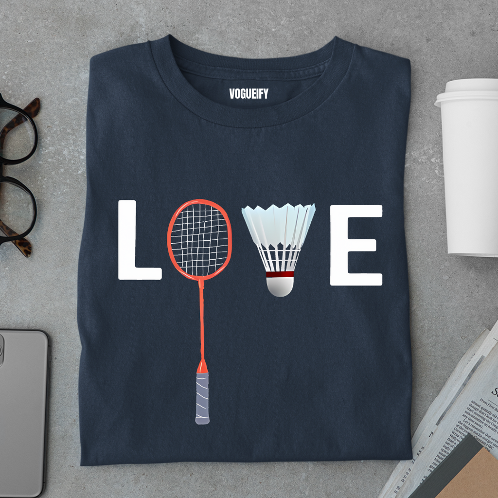 Love Badminton Tee