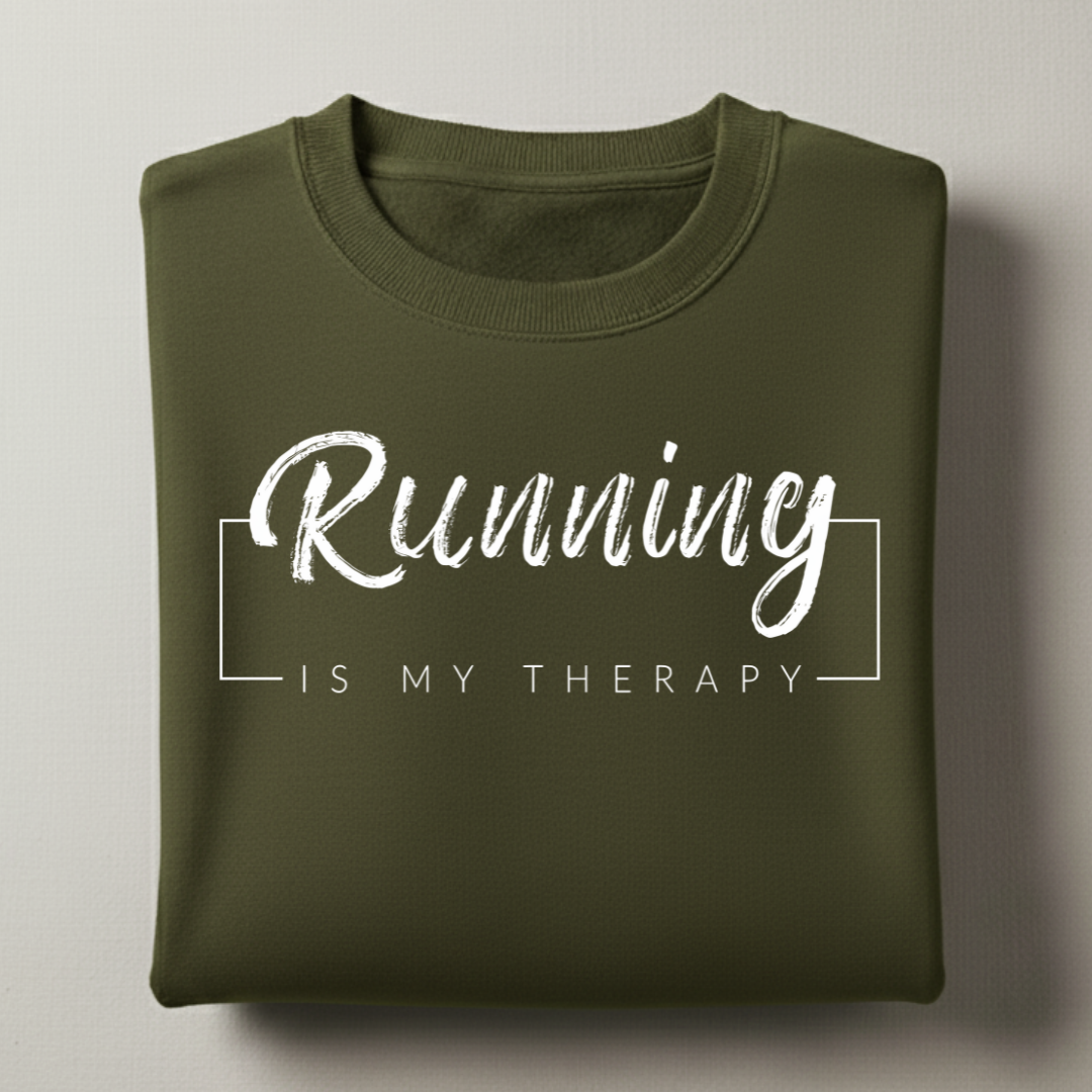 Running is Therapy Sweatshirt