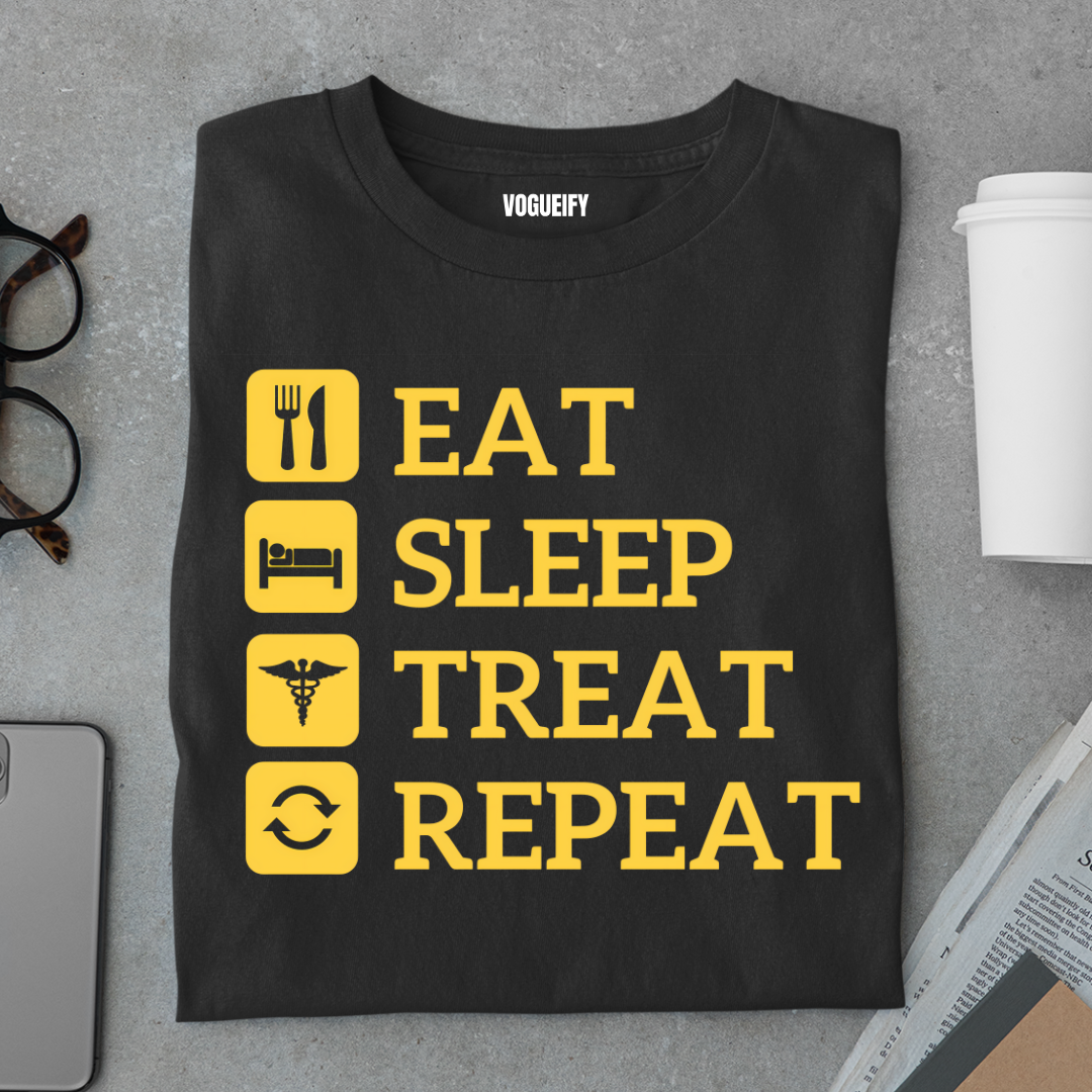 Eat Sleep Treat Repeat Tee