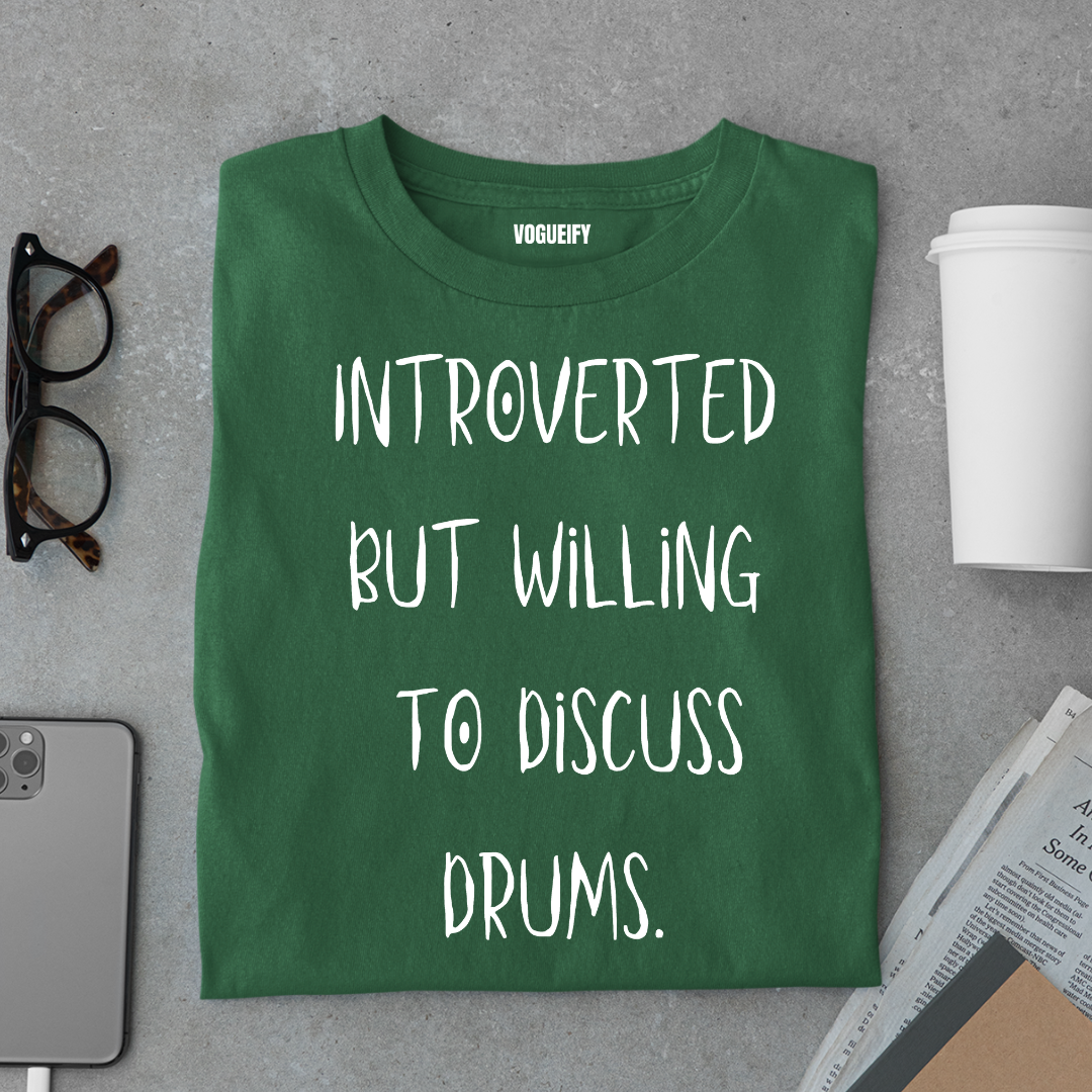 Discussing Drums Tee