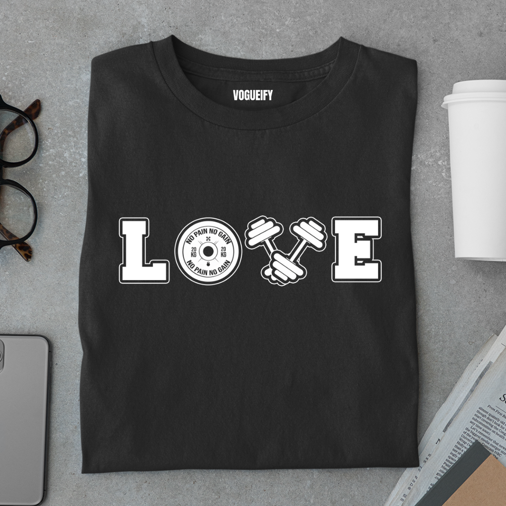 Love Gym Unisex Regular Fit Tee