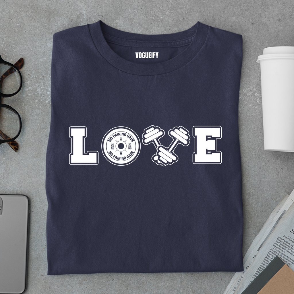 Love Gym Unisex Regular Fit Tee