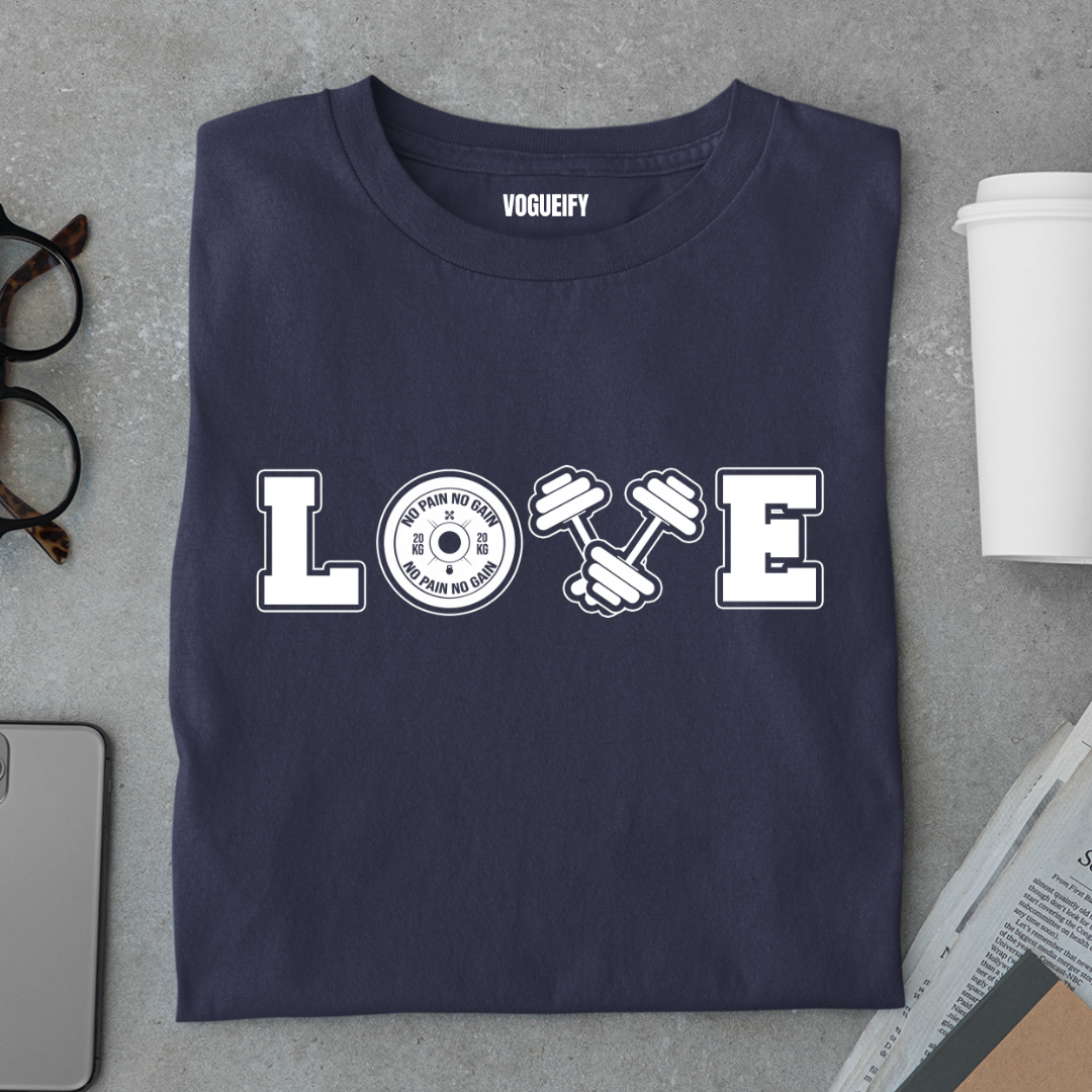 Love Gym Unisex Regular Fit Tee