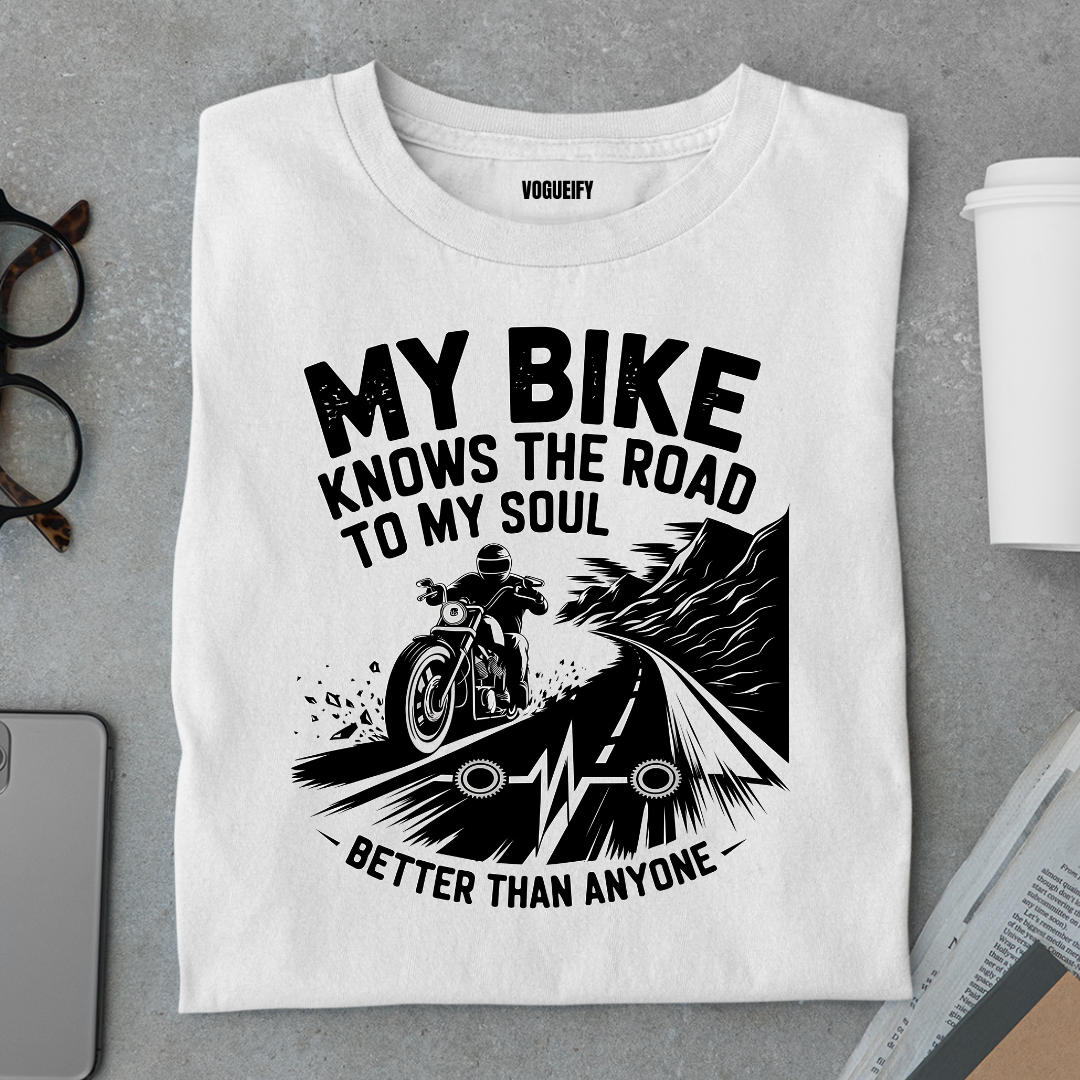 Bike Knows the Road Tee