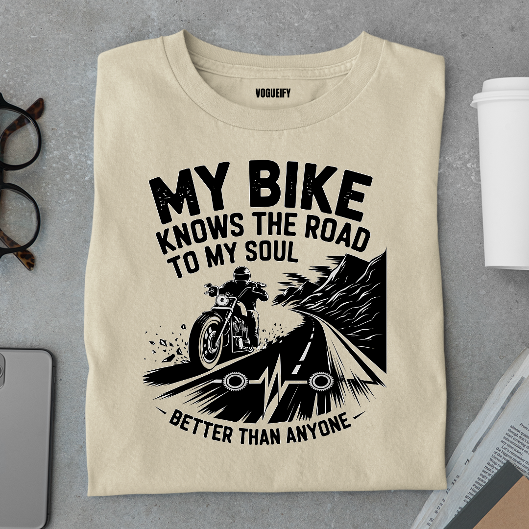 Bike Knows the Road Tee